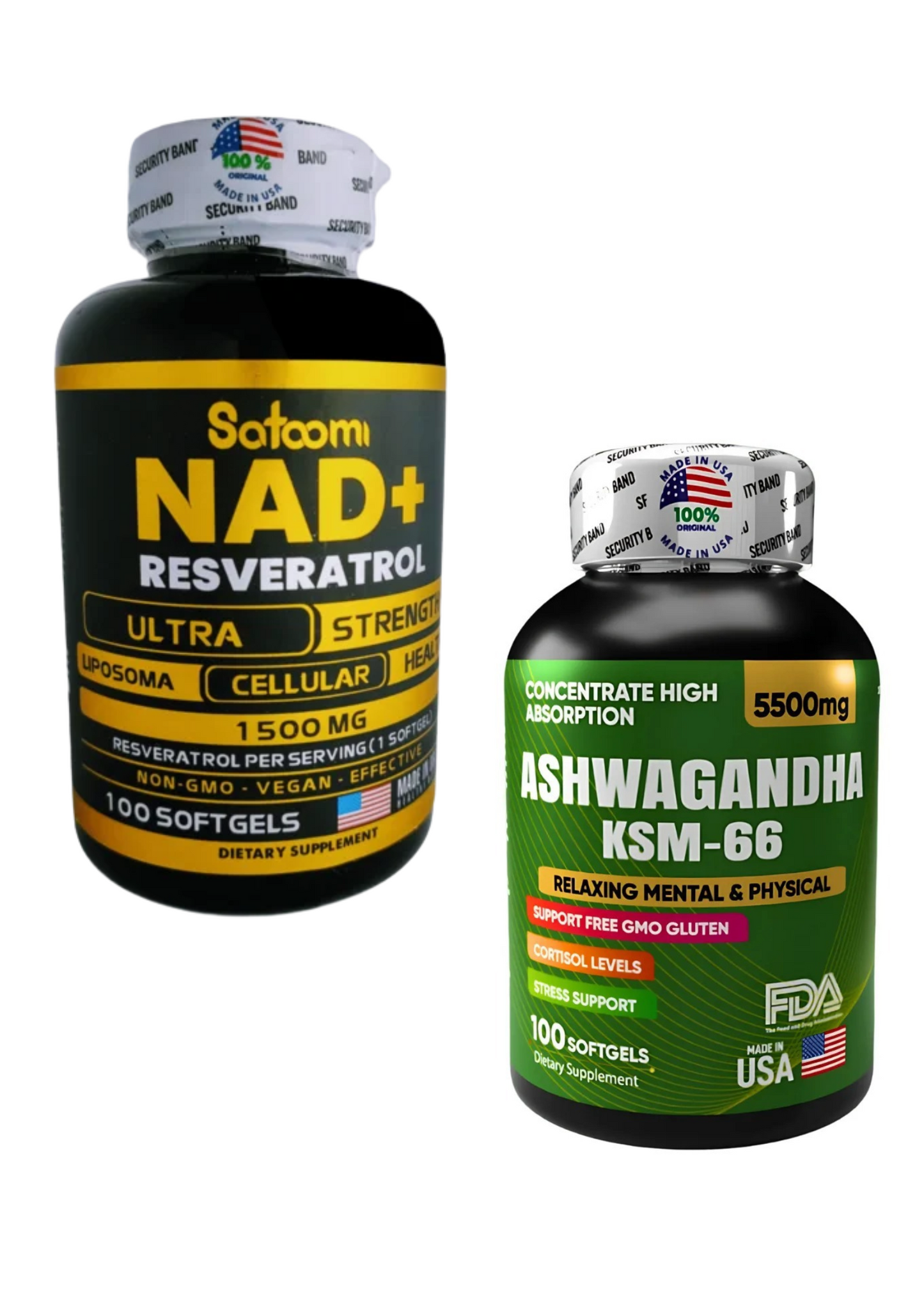 Combo Nad+Reesveratrol + Ashwagandha