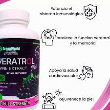 Suplemento Resveratrol 1600 Mg Green Wor